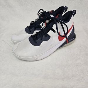 Nike Air Max Impact White Red Obsidian CW5881-100 Mens Basketball Shoes Size 9.5